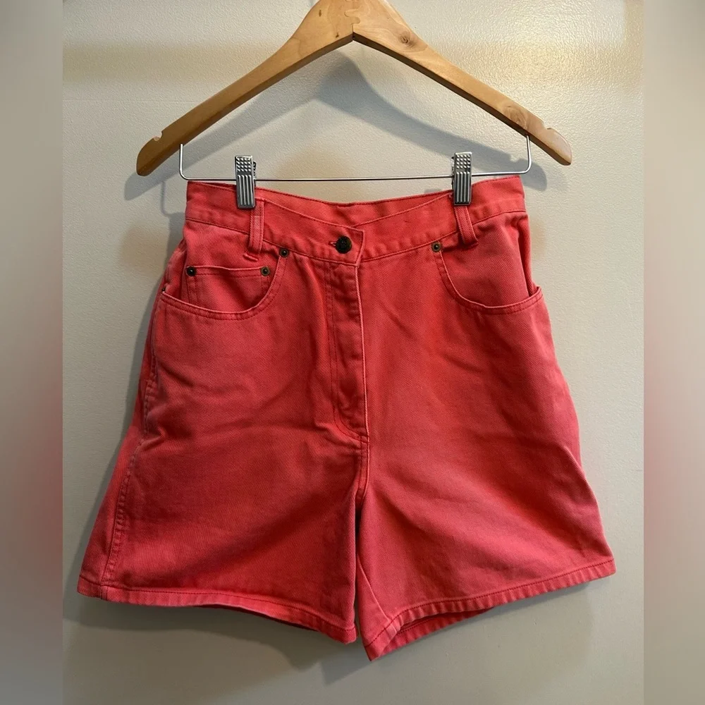 Red Rover Pink High Rise Mom Shorts 90’s Size 8